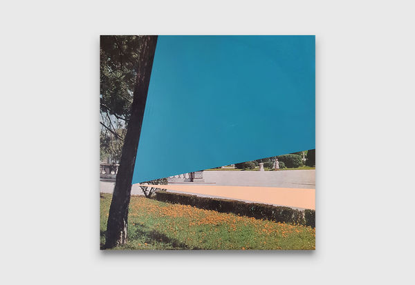 Joe Wilson & Chanelle Collier The Very Best Of 1, 2019 acrylic on found vintage record sleeve, vinyl 31 x 31 cm