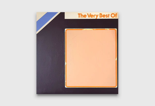Joe Wilson & Chanelle Collier The Very Best Of 34, 2019 acrylic on found vintage record sleeve, vinyl 31 x 31 cm