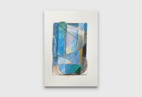 Mason Kimber Fragment Drawing 3, 2018 pencil on paper, framed 33.5 x 26.5 x 3 cm 13 3/16 x 10 7/16 x 1 3/16 inches