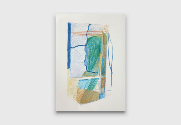 Mason Kimber Fragment Drawing 6, 2018 pencil on paper, framed 33.5 x 26.5 x 3 cm 13 3/16 x 10 7/16 x 1 3/16