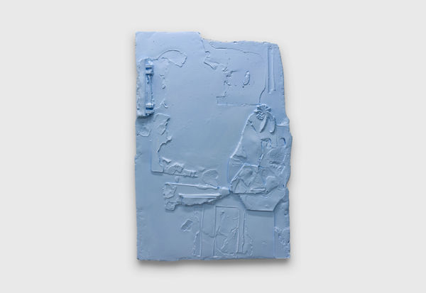 Mason Kimber Hallway/Slide, 2018 acrylic, synthetic polymer, gypsum, extruded polystyrene, polyurethane foam, resin 119 x 80.5 x 5.5 cm 45 43/64 x 32 3/32 x 2 11/64