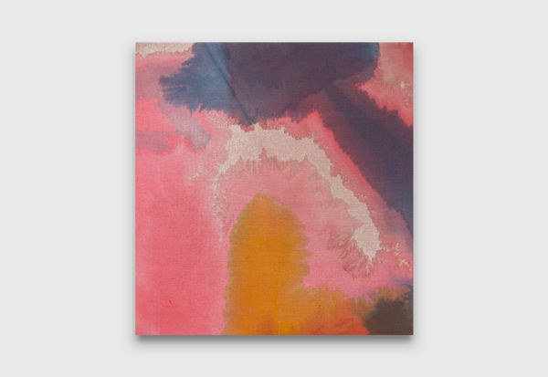 Lara Merrett Some Unconscious System, 2018 acrylic and ink in cloth, belgian linen 70 x 66 cm 27 9/16 x 25 63/64 inches