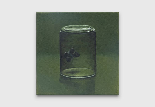 Mia Middleton Ring, 2022 oil on Italian cotton 20 x 20 cm 7 7/8 x 7 7/8 inches