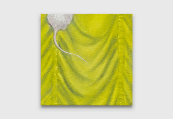 Mia Middleton Rush, 2022 oil on Italian cotton 20 x 20 cm 7 7/8 x 7 7/8 inches