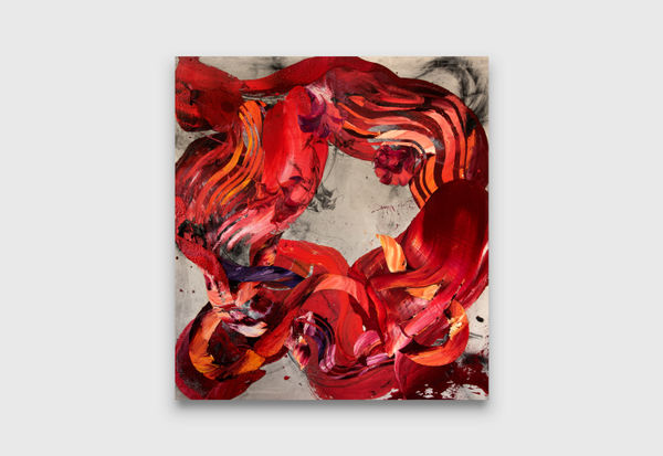 Fabian Ramirez Red Dream III, 2022 oil and acrylic on canvas 160 x 145 cm / 63 x 57 1/16 inches