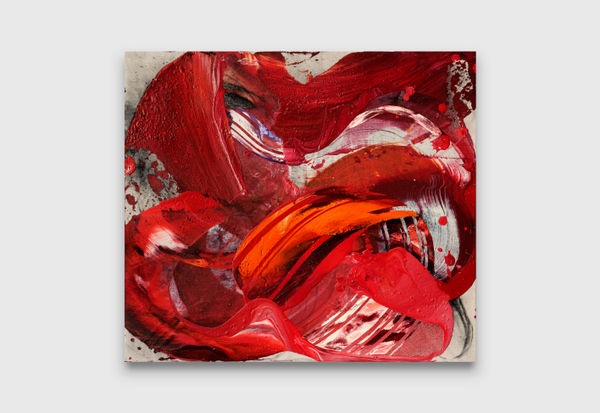 Fabian Ramirez Red Ecstasy, 2022 oil and acrylic on canvas 78 x 90 cm 30 11/16 x 35 7/16 inches