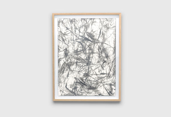 Shan Turner-Carroll Bushfire tree drawings/rubbings, Bundanon, No.5, 2022 charcoal on paper 76 x 56 cm 29 7/8 x 22 in