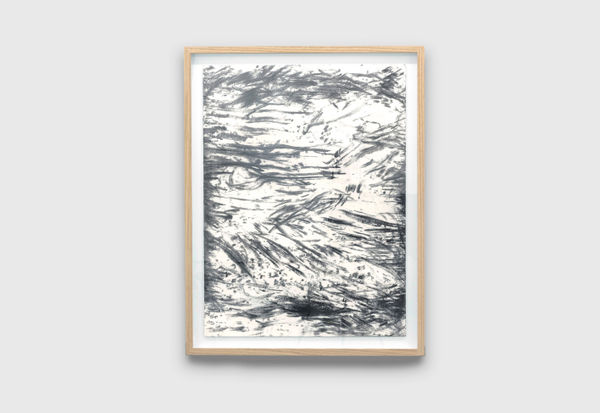 Shan Turner-Carroll Bushfire tree drawings/rubbings, Bundanon, No.6, 2022 charcoal on paper 76 x 56 cm 29 7/8 x 22 in