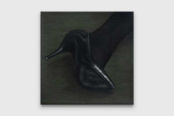 Mia Middleton Slate, 2024 oil on linen 20 x 20 cm 7 7/8 x 7 7/8 in
