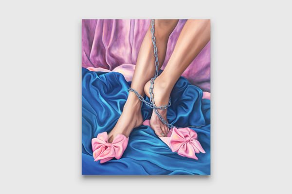 Kansas Smeaton If thine is the glory then mine must be the shame, 2024 oil on canvas 86.5 x 71 cm 34 x 28 in