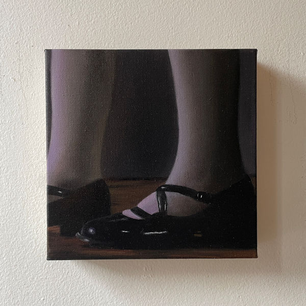 Mia Middleton, Muscle, oil on canvas, 20 x 20 cm, 2023