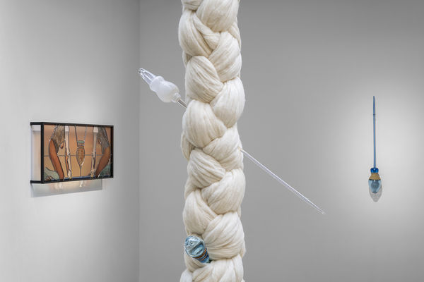 Visite commentée de l'exposition La Tresse des Araignées par Clara Rivault