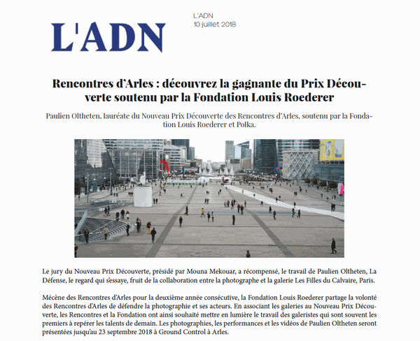 Rencontres d’Arles : découvrez la gagnante du Prix Découverte