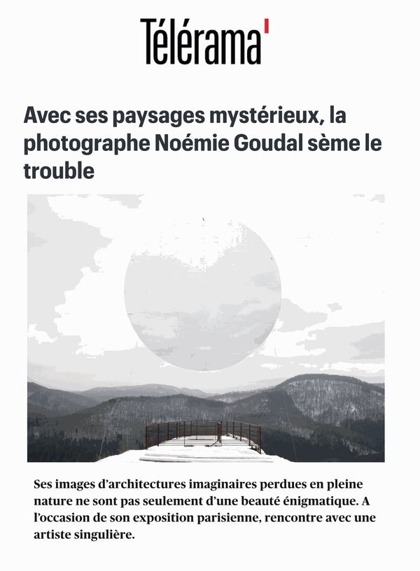 Noémie Goudal — Télérama