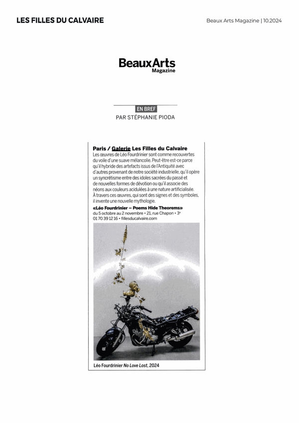 Léo Fourdrinier | Beaux Arts Magazine