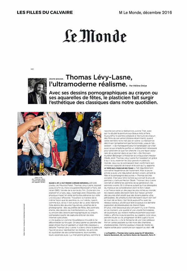 Thomas Lévy-Lasne — Le Monde
