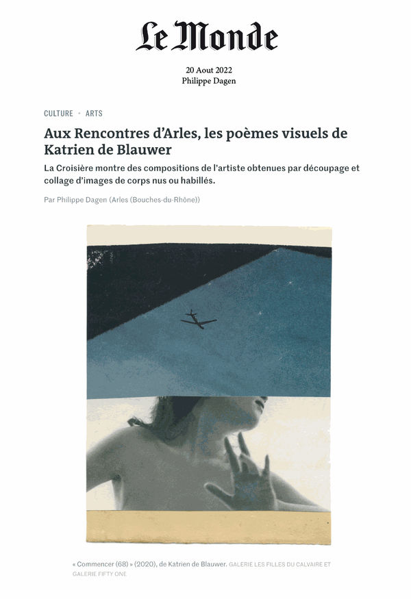 Les poèmes visuels de Katrien de Blauwer