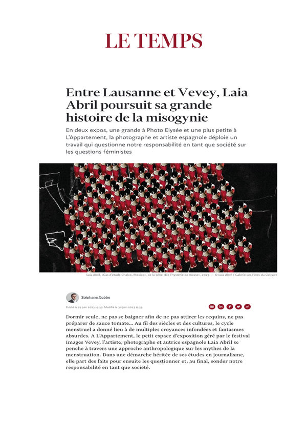 Laia Abril — Le Temps