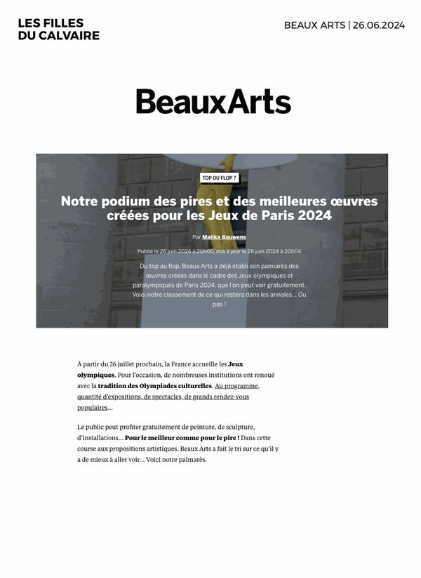 Louis Verret | Beaux Arts Magazine