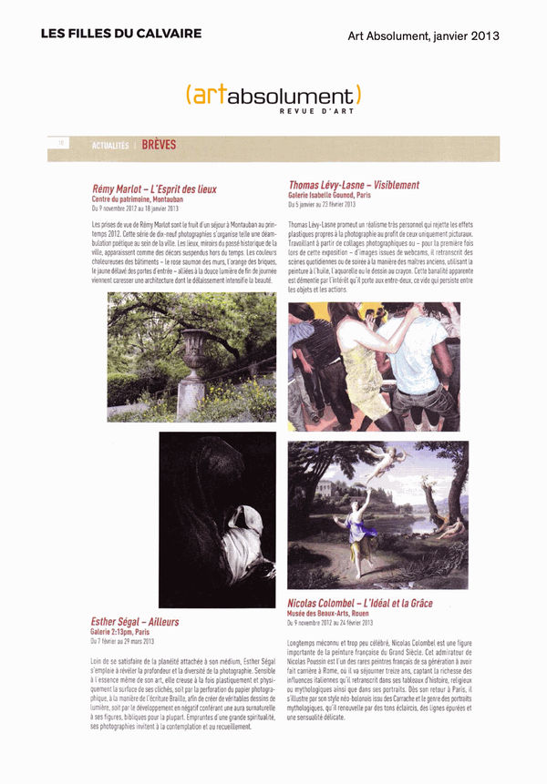 Thomas Lévy-Lasne — Art Absolument