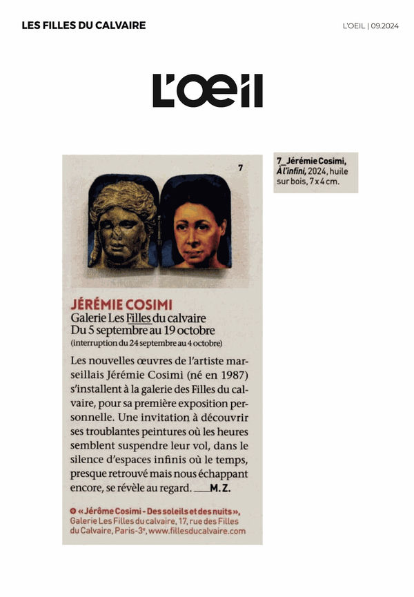 Jérémie Cosimi | L'OEIL