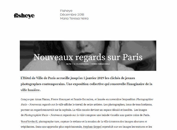 Nouveaux regards sur Paris