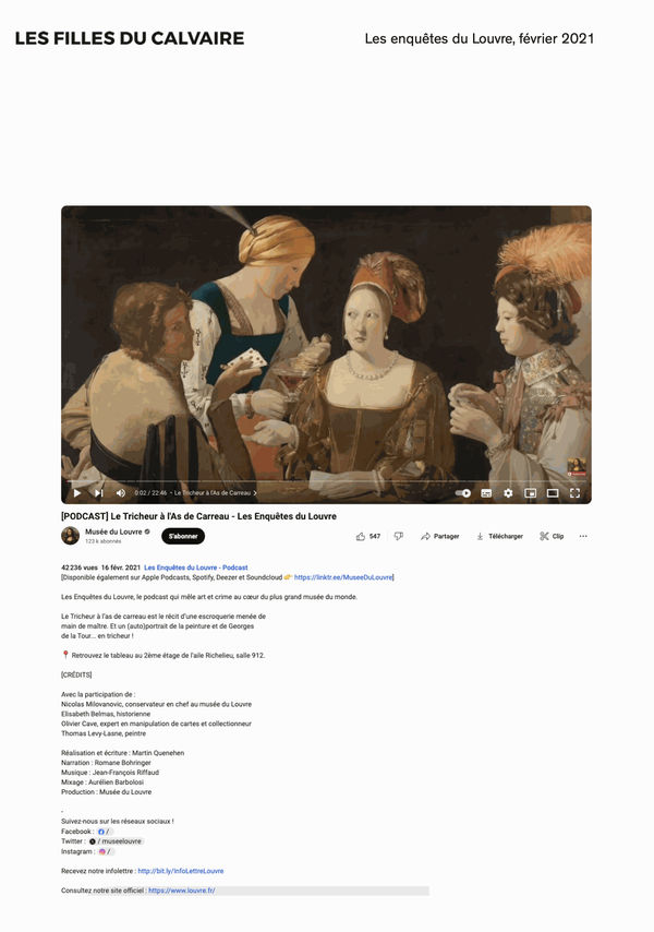 Thomas Lévy-Lasne – Les Enquêtes du Louvre