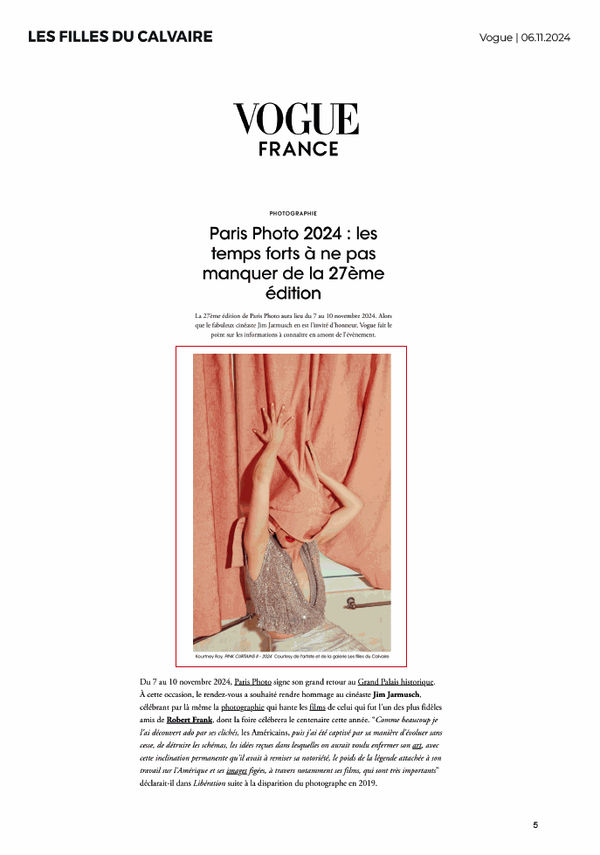 PARIS PHOTO 2024 | Vogue France