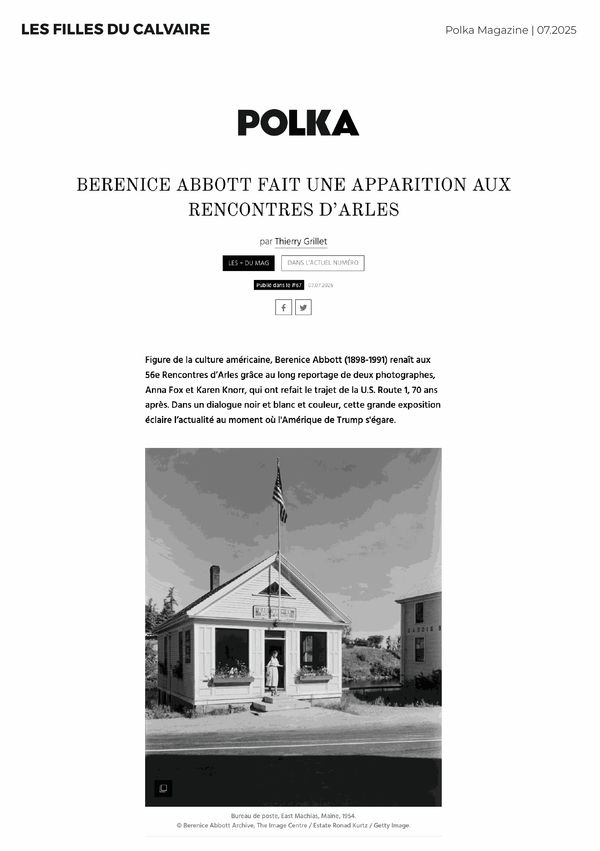 Karen Knorr & Anna Fox | Polka Magazine