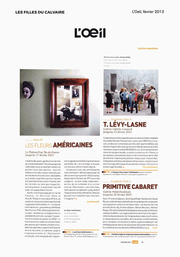 Thomas Lévy-Lasne — L'Oeil