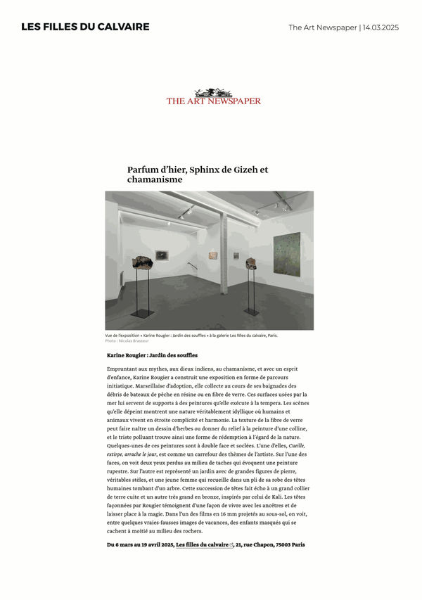 Karine Rougier | The Art Newspaper