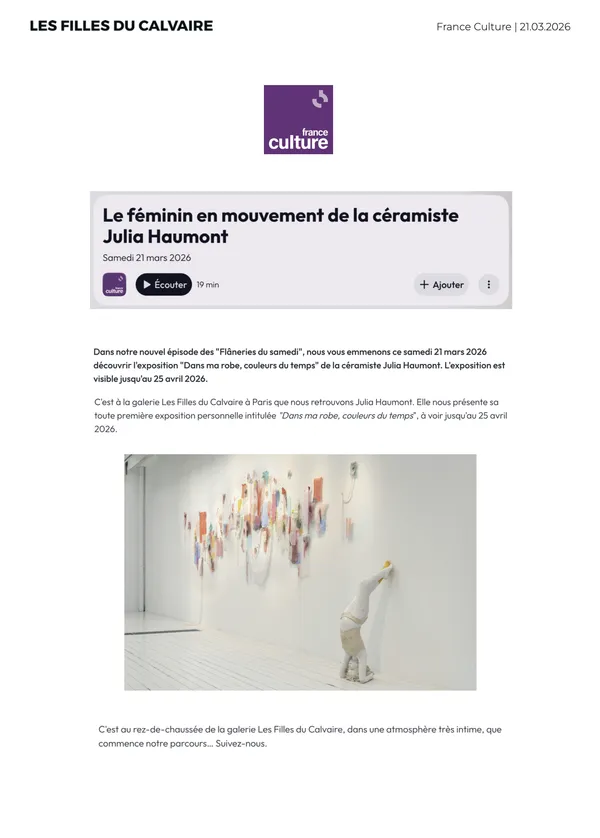 Julia Haumont | France Culture
