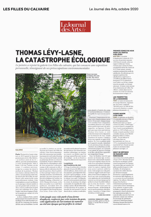 Thomas Lévy-Lasne – Le Journal des Arts