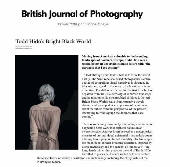 Todd Hido's Bright Black World