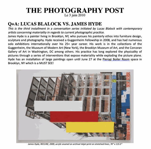 Lucas Blalock VS James Hyde — The Photography Post