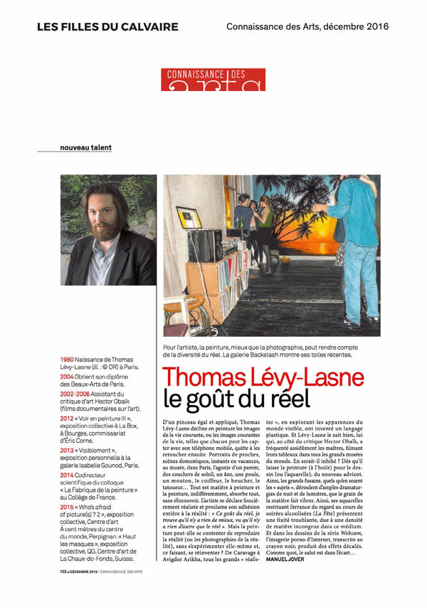 Thomas Lévy-Lasne — Connaissance des Arts