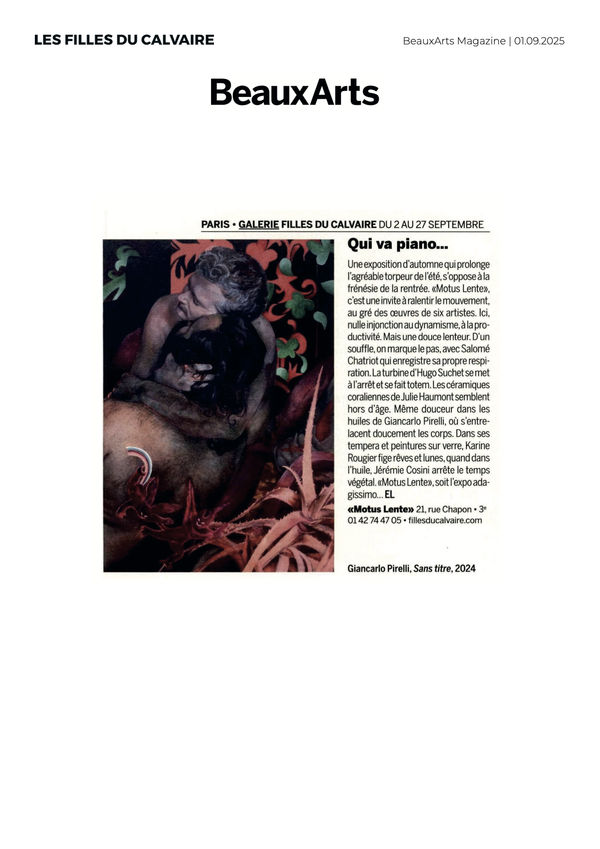 Motus Lente I BeauxArts Magazine