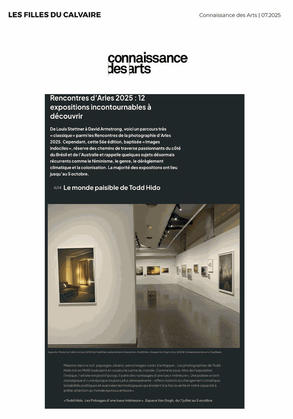 Todd Hido | Connaissance des Arts