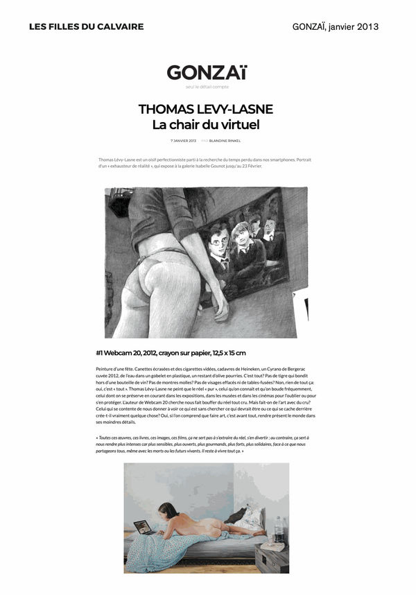 Thomas Lévy-Lasne — Gonzaï