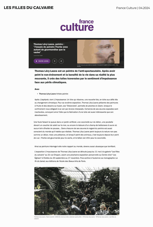 Thomas Lévy-Lasne | France Culture