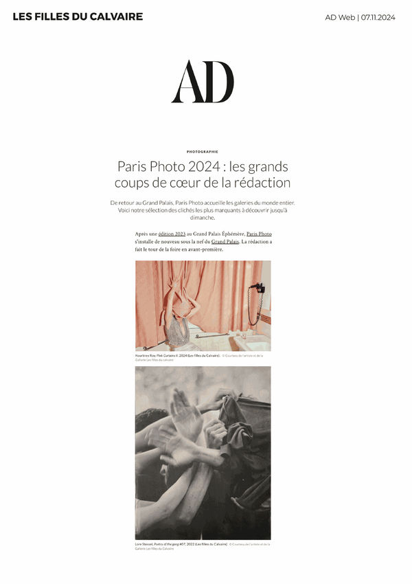 PARIS PHOTO 2024 | AD