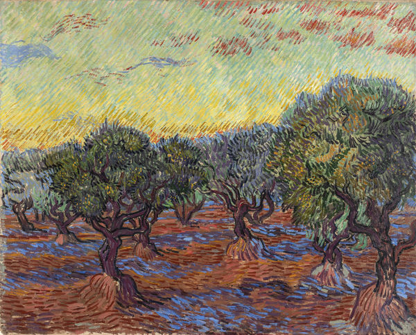 Vincent van Gogh. Olive Grove: Orange Sky, 1889 © Göteborgs Museum of Art, Gõteborg, Sweden