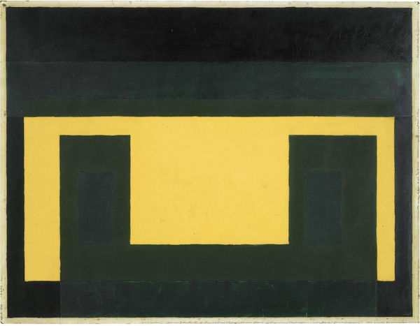 Josef Albers. Naples Yellow Center, 1948 &copy; Frist Art Museum