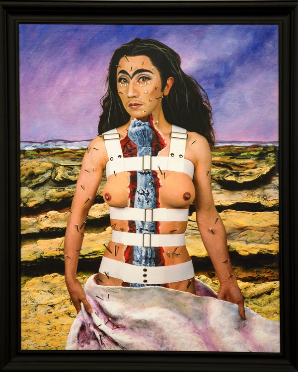 Yasumasa Morimura An inner dialogue with Frida Kahlo (Standing firm), 2001 Color photograph 170 x 140 cm