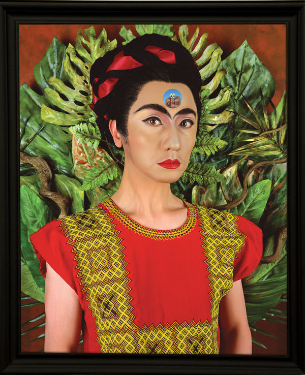 Yasumasa Morimura An inner Dialogue with Frida Kahlo (Skull ring), 2001 C-print 150 x 120 cm