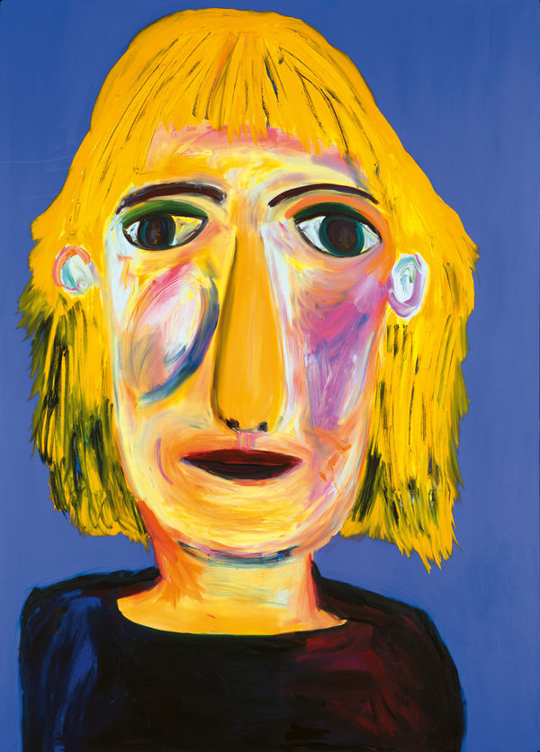 Martin Maloney Blue Kristen, 2005 Oil on canvas 242,5 x 176 cm