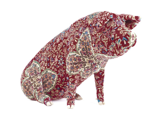 Wim Delvoye Bidjar, 2011 Iranian carpet on polyester mould 148 x 52 x 77 cm