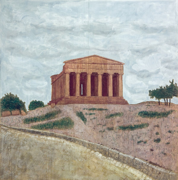 Stephan Balkenhol, Relief Temple, 2004