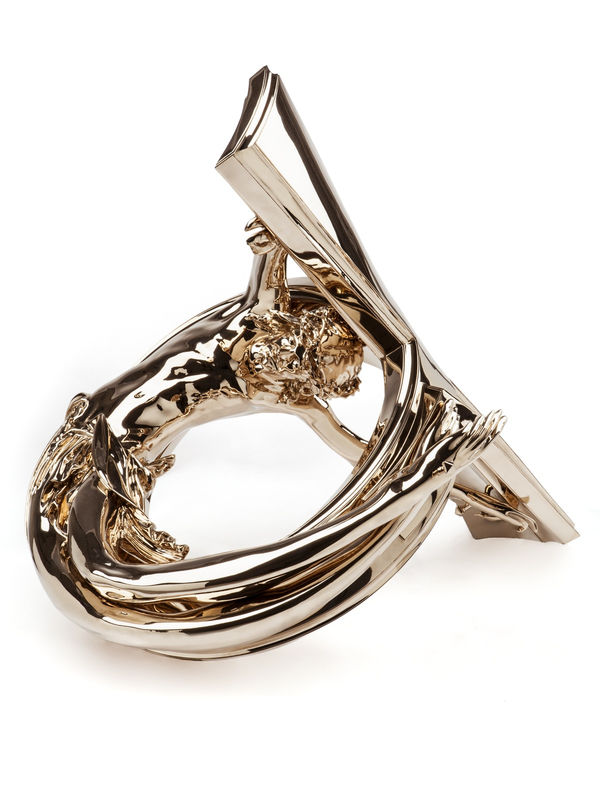 Wim Delvoye Möbius Corpus Inside, 2012 Polished bronze 100 x 100 x 130 cm