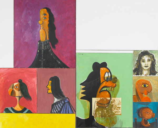 Viewing Room | George Condo. Crazy Cat Combination, 1989–1990